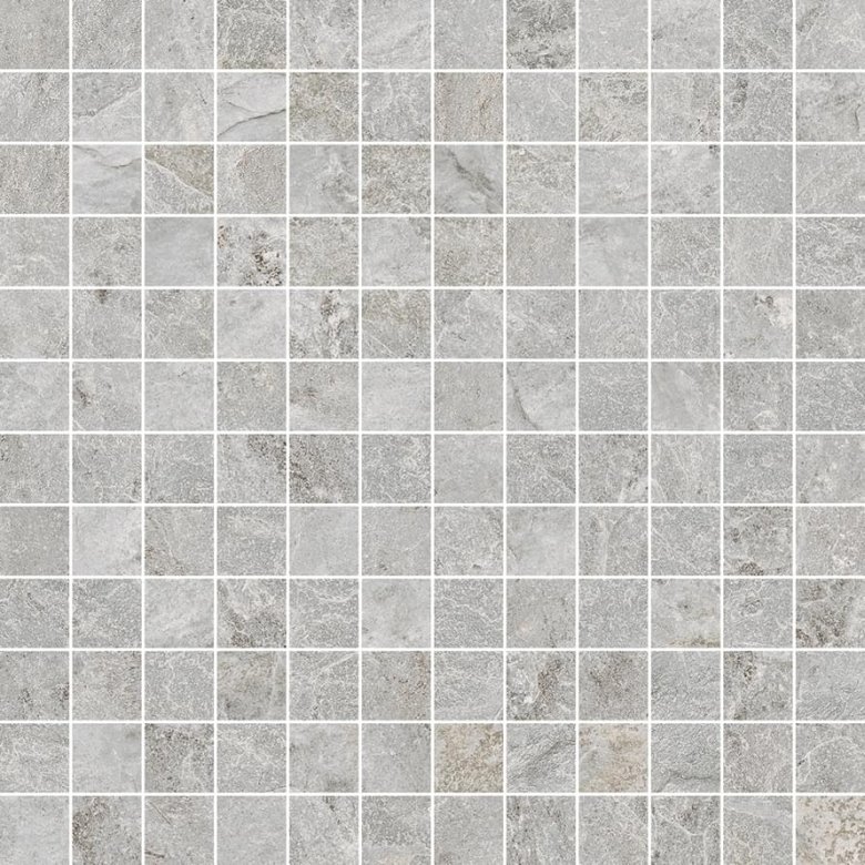 Monocibec Dolomite Moon Mosaico 2.5x2.5 Su Rete 30x30