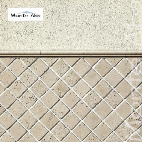 Monte Alba Гипс Тоскана A565-10+A565-11 10x10x0.9 10x10
