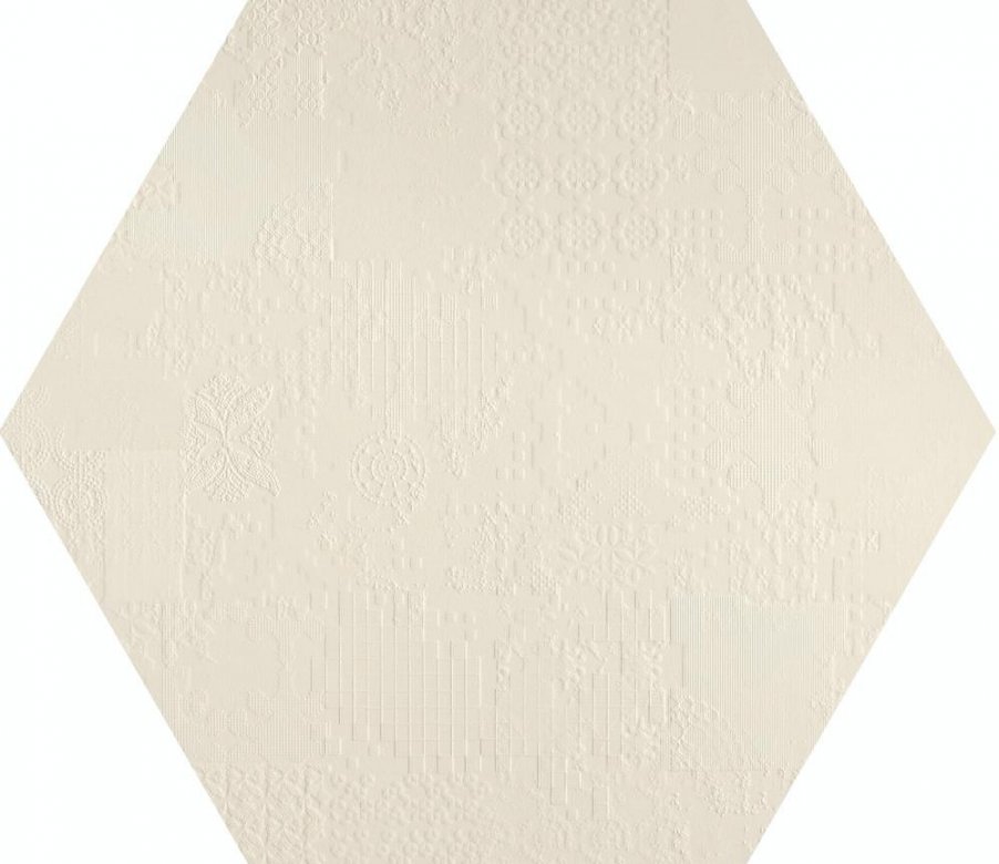 Mutina Dechirer Esagono Bianco 120x120