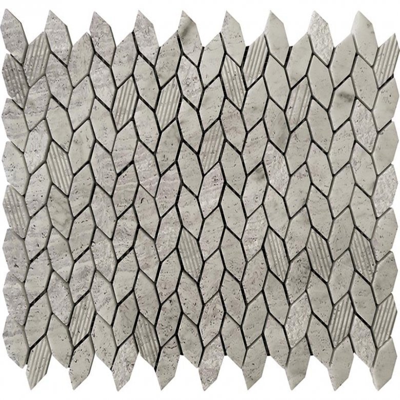 Natural Exclusive Bali Leaf Wooden Grey 30x30.5