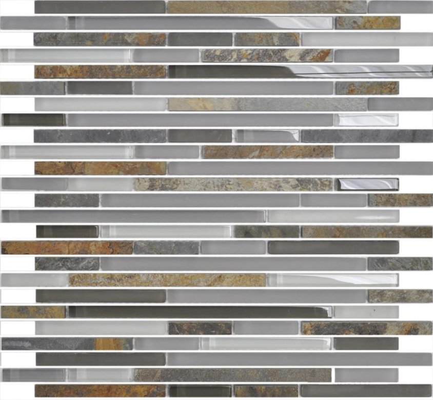 Onix Mosaico Fussingstone Line Grey 30x30