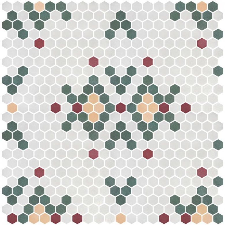 Onix Mosaico Hex Geo Patterns 20 30.1x29
