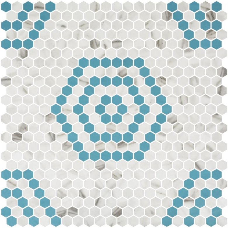 Onix Mosaico Hex Geo Patterns 6 60.3x58.1