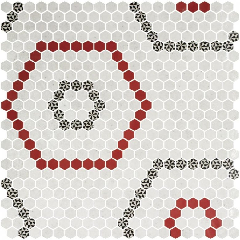 Onix Mosaico Hex Geo Patterns 7 60.3x58.1
