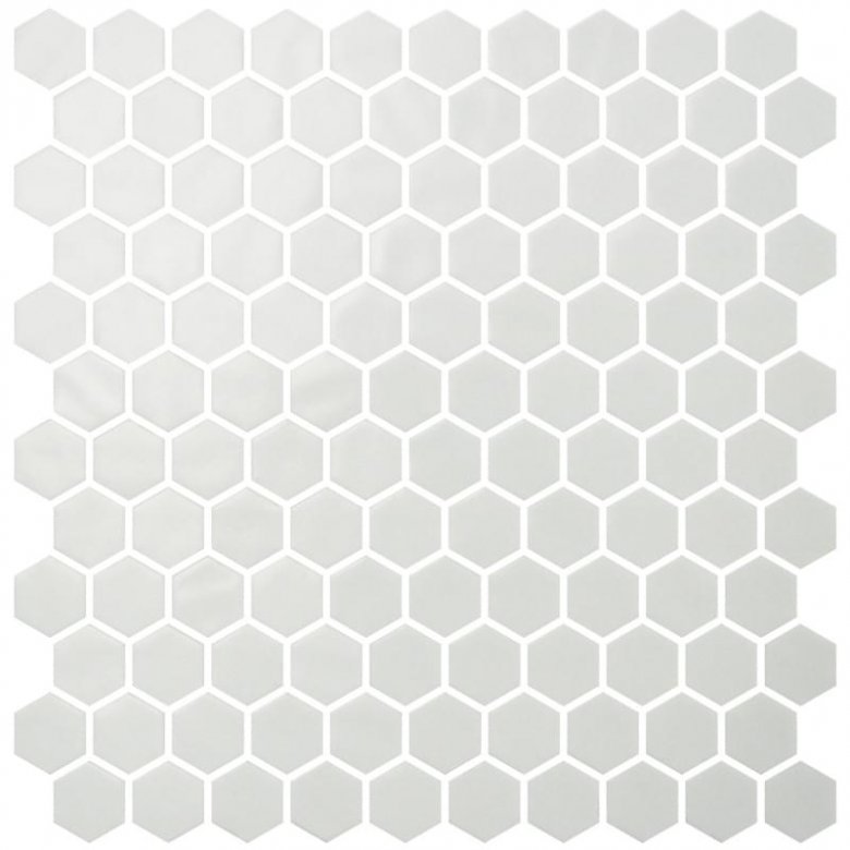 Onix Mosaico Hex Natureglass White Matte 29x30.1