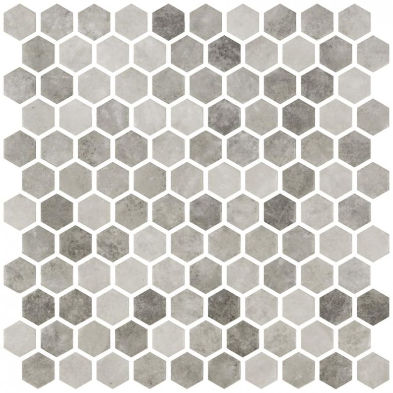 Onix Mosaico Hex Zement Grey 30.1x29