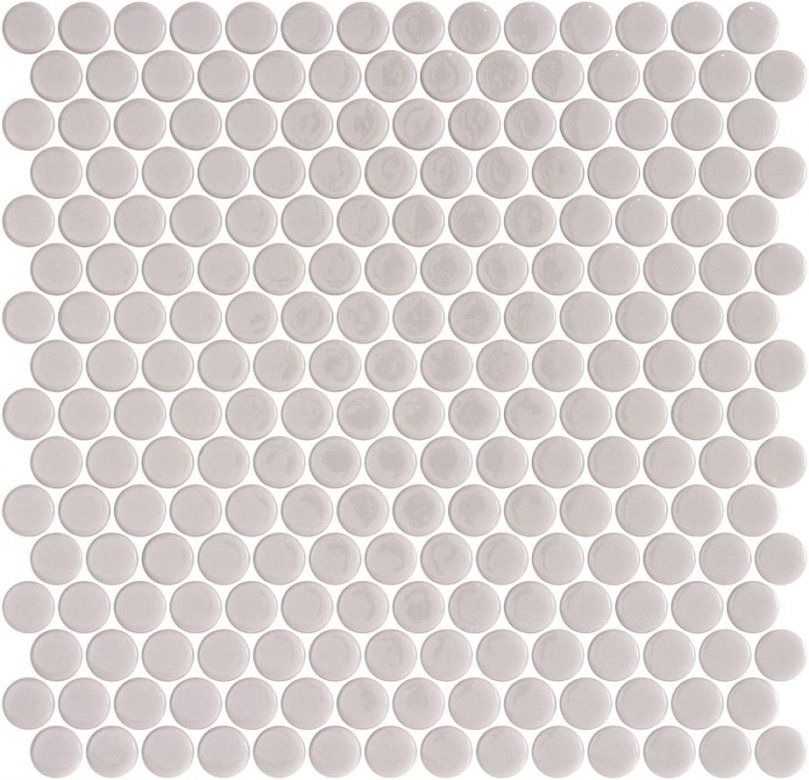 Onix Mosaico Penny Shiny Taupe Shiny 28.6x28.6