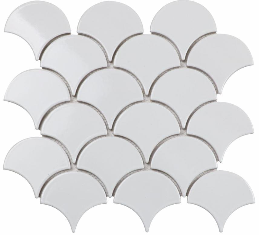 ORRO Ceramic White Scales 25.9x27.9