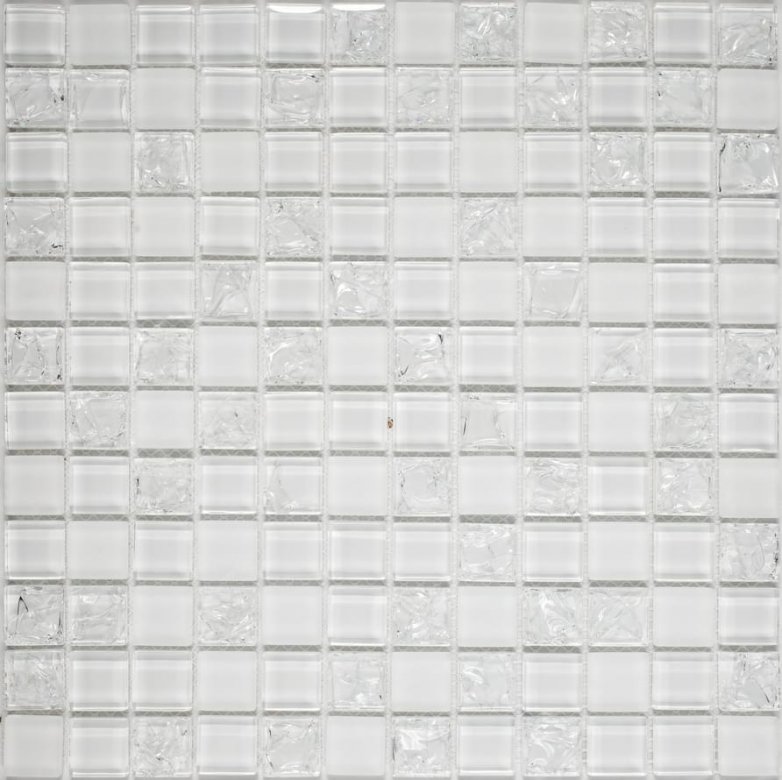 ORRO Glass White Crush 30x30