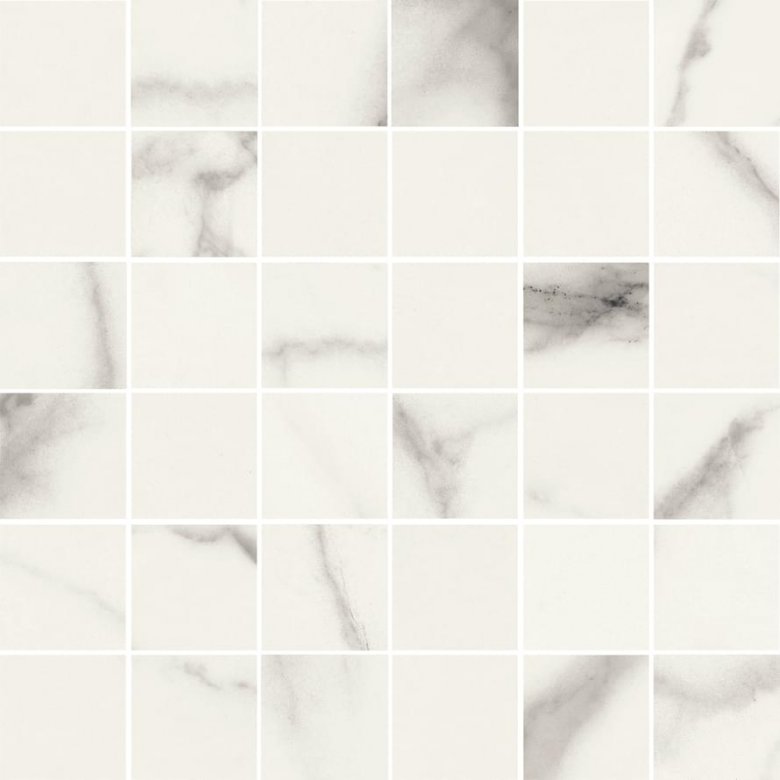 Panaria Eternity Mosaico Statuario White Soft Rect 30x30