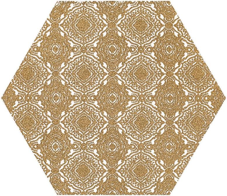 Paradyz Shiny Lines Gold Heksagon Inserto E 19.8x17.1