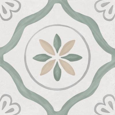 Peronda Harmony Sirocco Green Petals 22.3x22.3