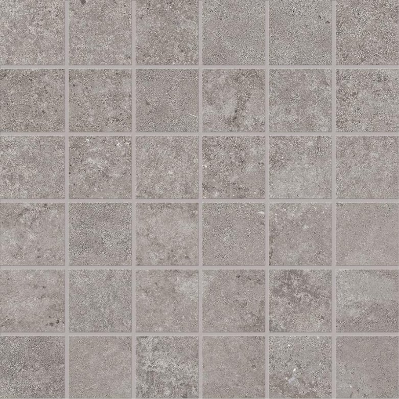 Provenza Re-Play Concrete Mosaico Recupero 5x5 Dark Grey 30x30