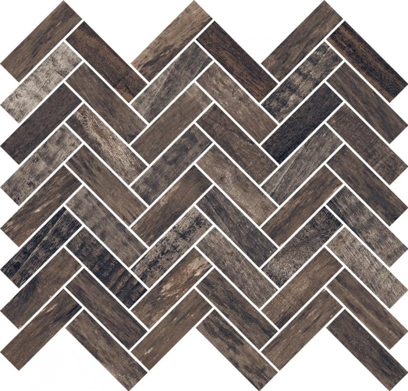 Rondine Inwood Black Mosaico Spina 32x28.5