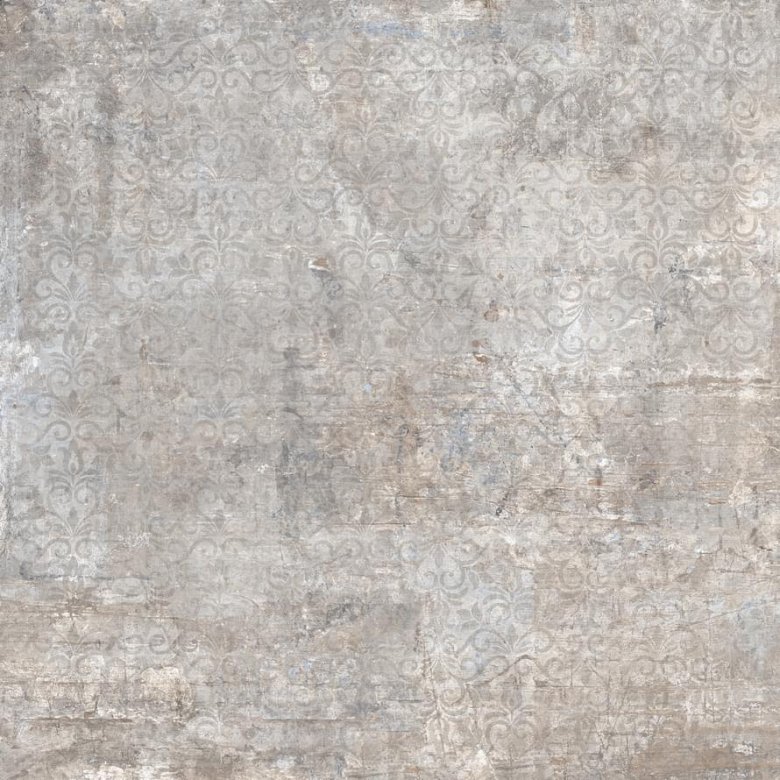 Rondine Murales Grey Decoro Rect 80x80