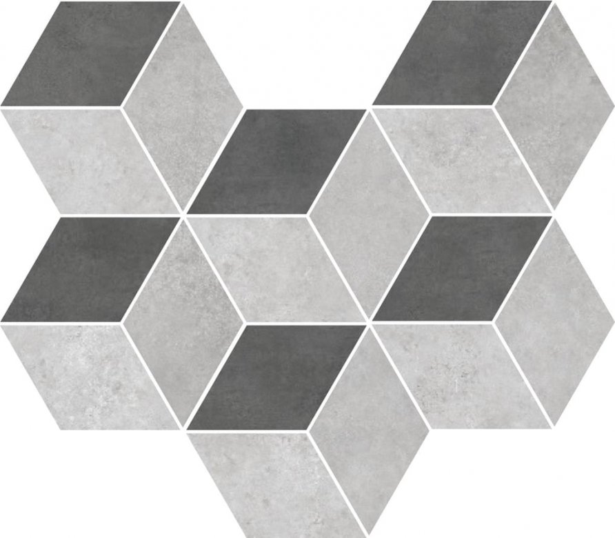 Savoia Dorset Cubo 3D Graphite-Silver -Grey 30x30