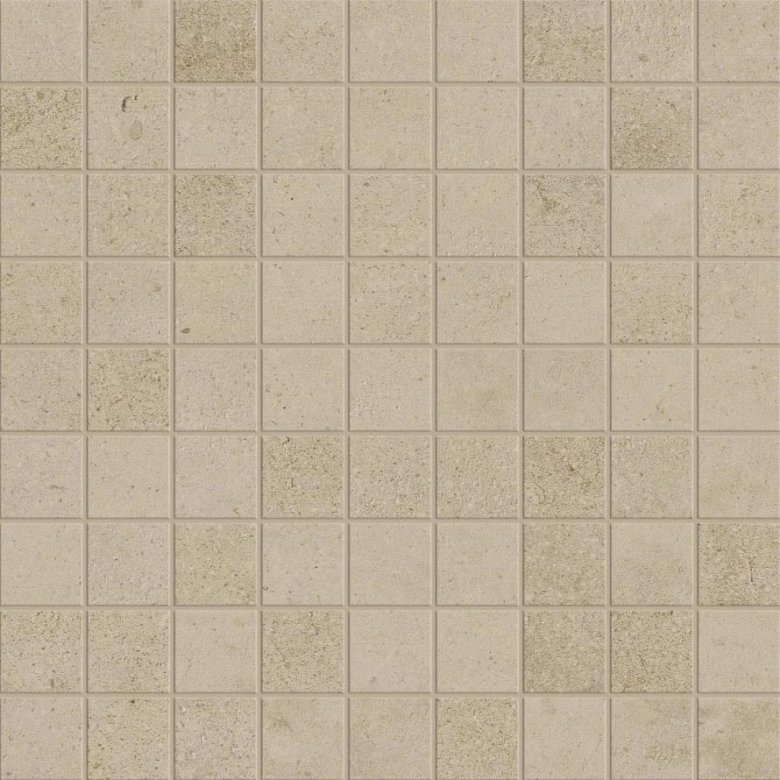 Settecento Evoque Mosaico Sabbia 2.9x2.9 Su Rete 29.9x29.9