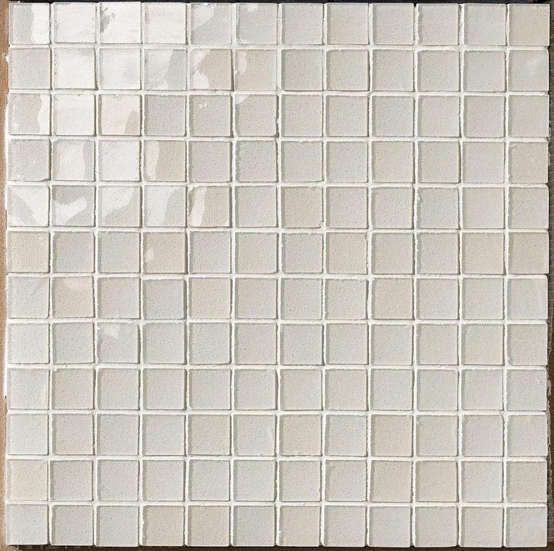 Settecento Musiva Bianco Avorio 2.2x2.2 Su Rete 28.6x28.6