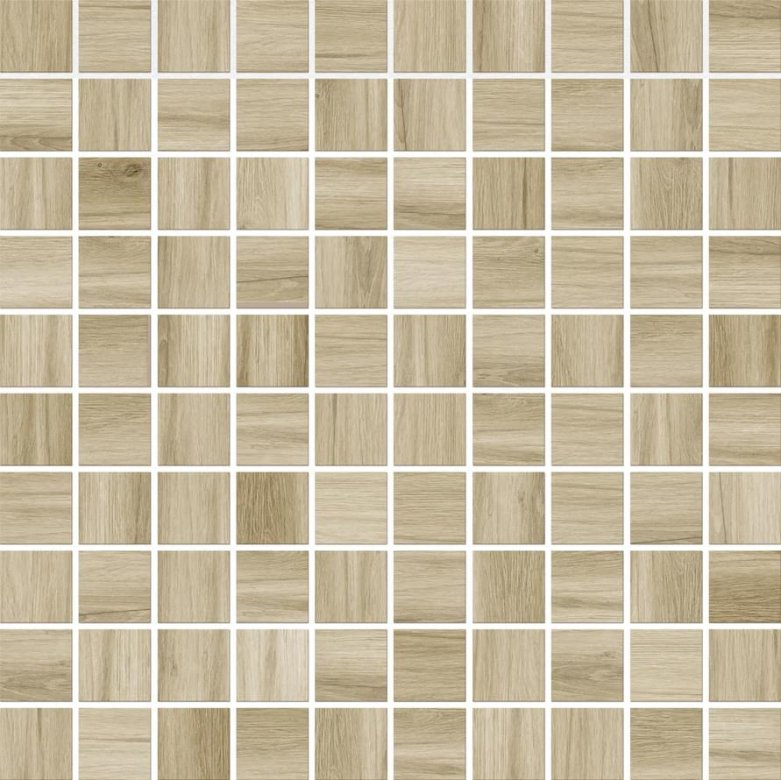 Settecento Plank Myhome Mosaico Acero 2.9x2.9 31.4x31.4