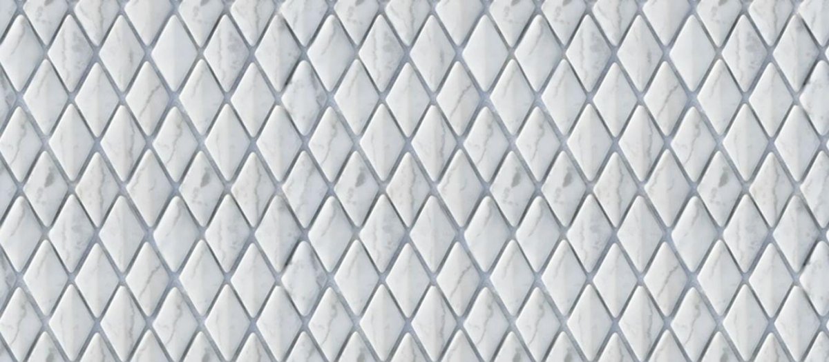 Smalto Mosaic White Light Grey Nat Diamond 30x29