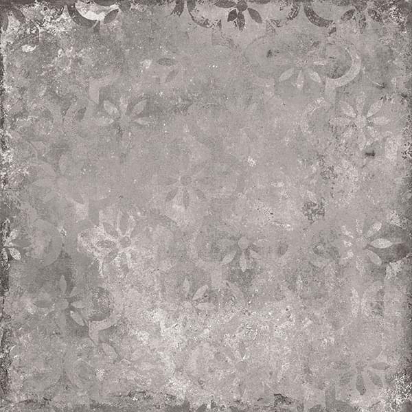 Tagina Il Cotto Deco Grey Stencil Ret 90x90