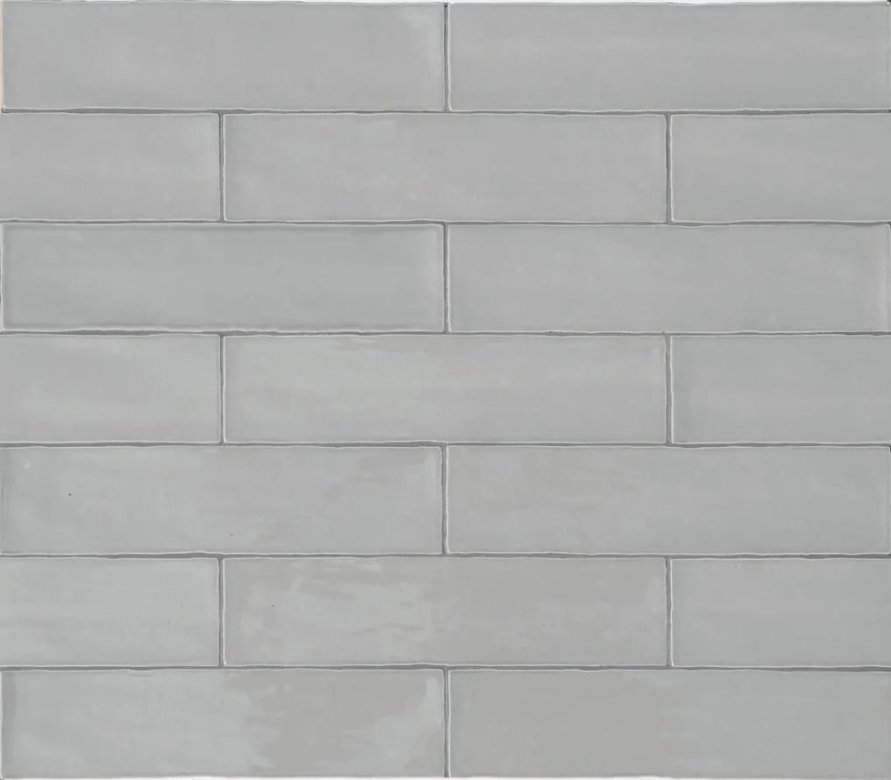 Terratinta Betonbrick Wall Grey Glossy 7.5x30
