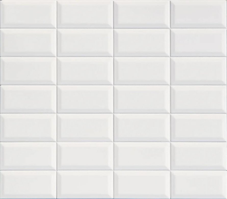 Terratinta Betonbrick Wall White Diamond Glossy 7.5x15