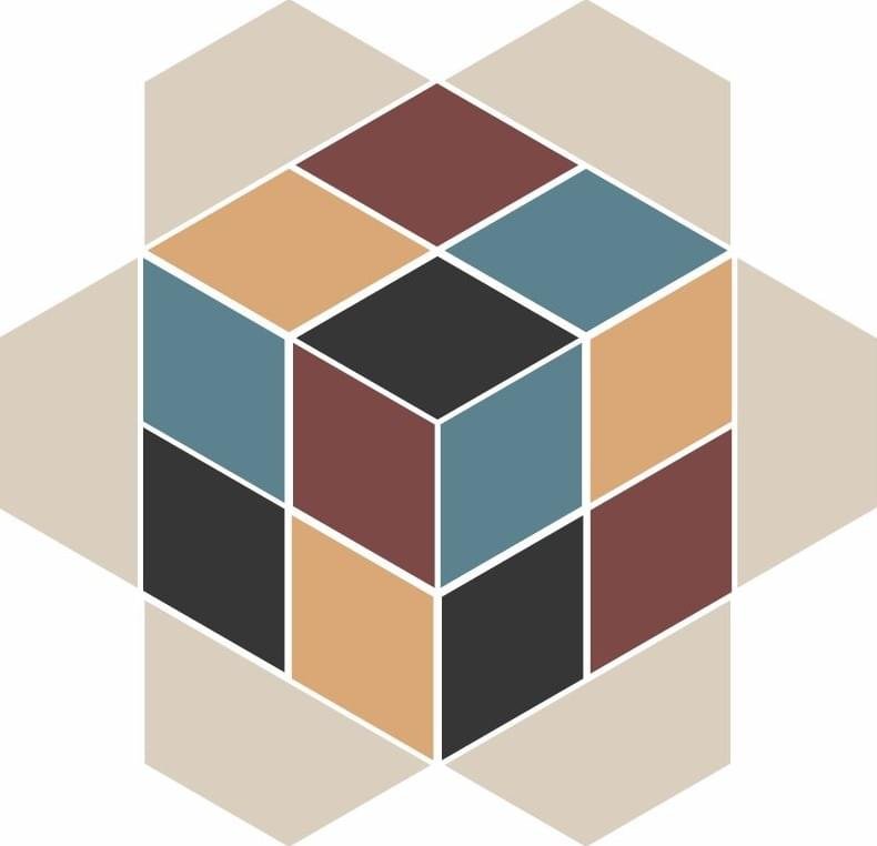 TopCer Hexagon Inserts Macau 30.9x30.9