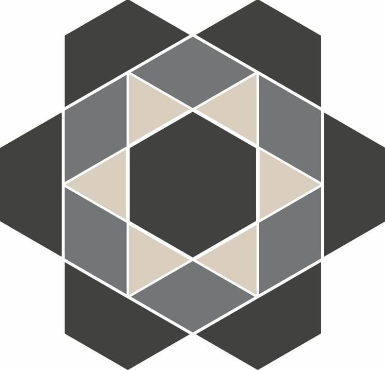 TopCer Hexagon Inserts Malaca 30.9x30.9