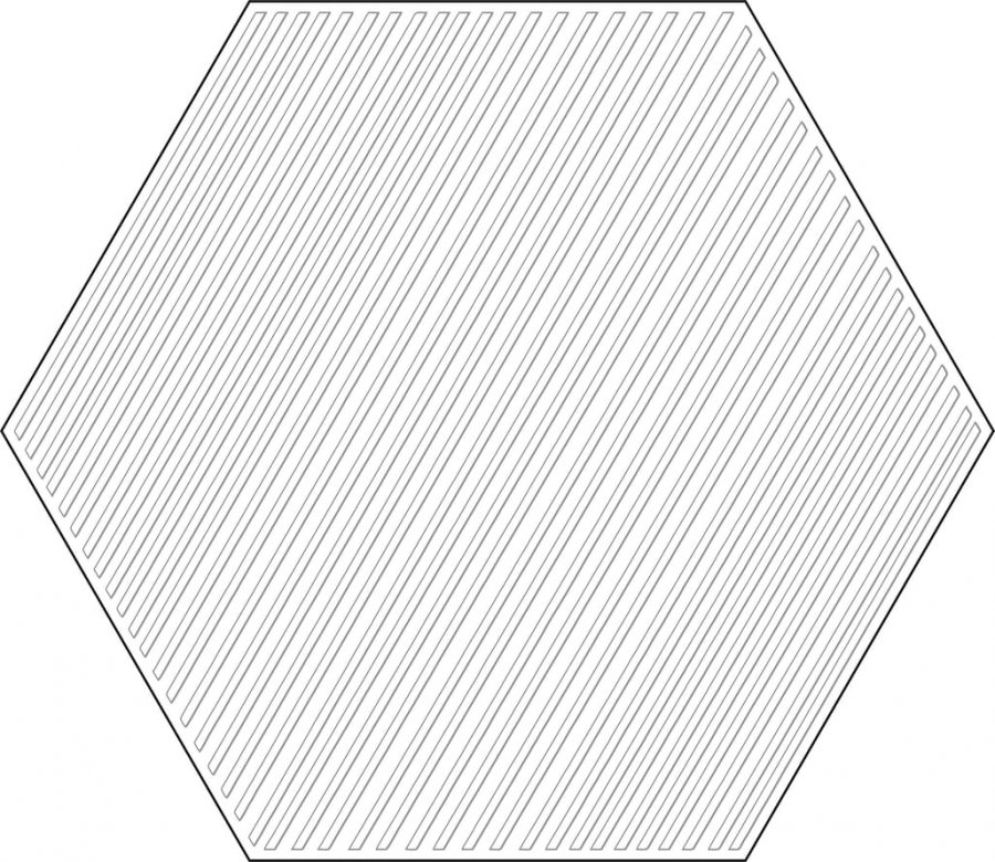 Tubadzin Cielo E Terra Dekor Bianco Geometry 3 Mat 19.2x22.1