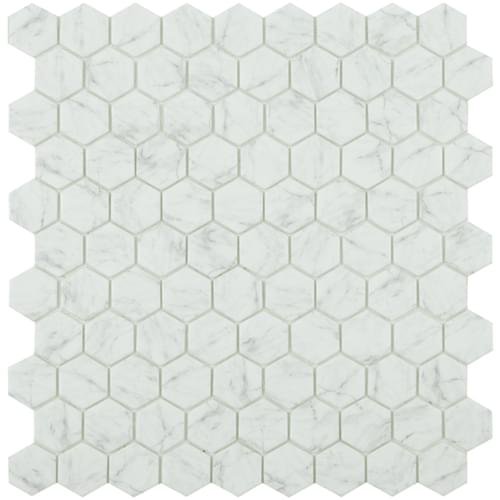 Vidrepur Honey Marbles Carrara Grey MT Hex 30.7x31.7