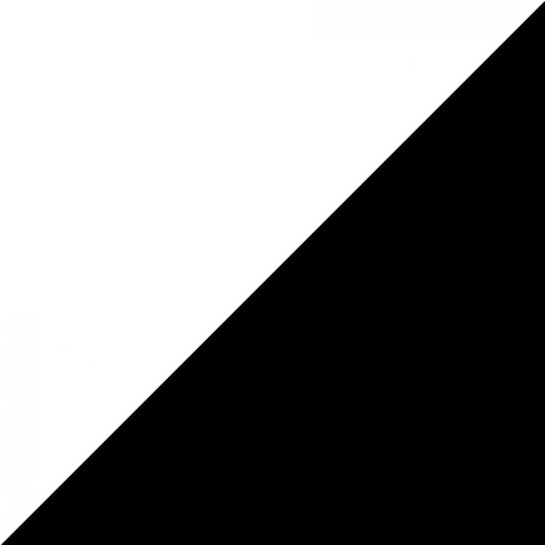 VitrA Retromix Black And White Triangle Large Matt 15x15