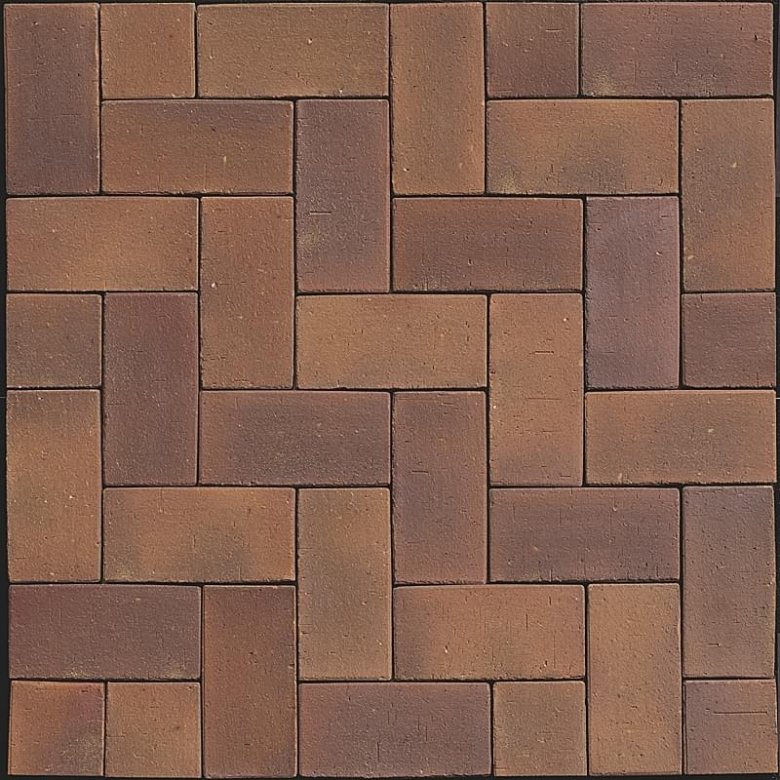 Westerwalder Klinker Klinker Paving Stones Herbstlaub 52 10x20