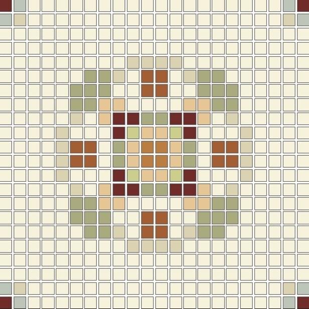 Winckelmans Mosaic Decors Decor A1011109D001 30.8x30.8
