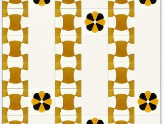 Плитка Carodeco коллекция Les Fleurs Et Arabesques