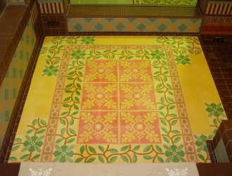 Плитка Carodeco коллекция Les Fleurs Et Arabesques