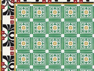 Плитка Carodeco коллекция Les Fleurs Et Arabesques