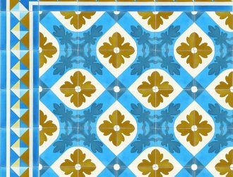 Плитка Carodeco коллекция Les Fleurs Et Arabesques