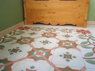Плитка Carodeco коллекция Les Fleurs Et Arabesques