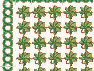 Плитка Carodeco коллекция Les Fleurs Et Arabesques