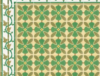 Плитка Carodeco коллекция Les Fleurs Et Arabesques