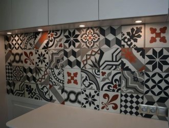 Плитка Carodeco коллекция Les Fleurs Et Arabesques