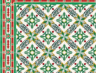 Плитка Carodeco коллекция Les Fleurs Et Arabesques