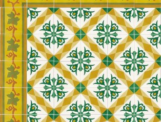Плитка Carodeco коллекция Les Fleurs Et Arabesques