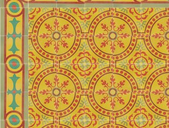 Плитка Carodeco коллекция Les Fleurs Et Arabesques
