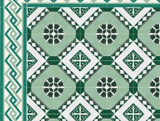 Плитка Carodeco коллекция Les Fleurs Et Arabesques