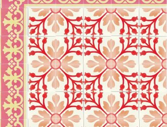 Плитка Carodeco коллекция Les Fleurs Et Arabesques