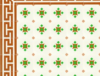 Плитка Carodeco коллекция Les Fleurs Et Arabesques