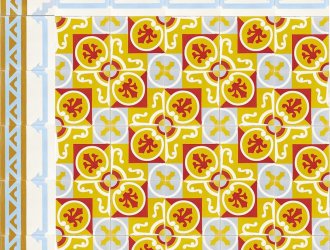 Плитка Carodeco коллекция Les Fleurs Et Arabesques