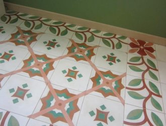 Плитка Carodeco коллекция Les Fleurs Et Arabesques